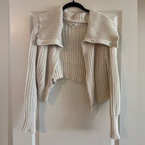 Aerie Double Zip Cardigan